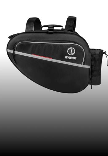 Rynox Nomad saddlebag Semi Rigid Form Factor